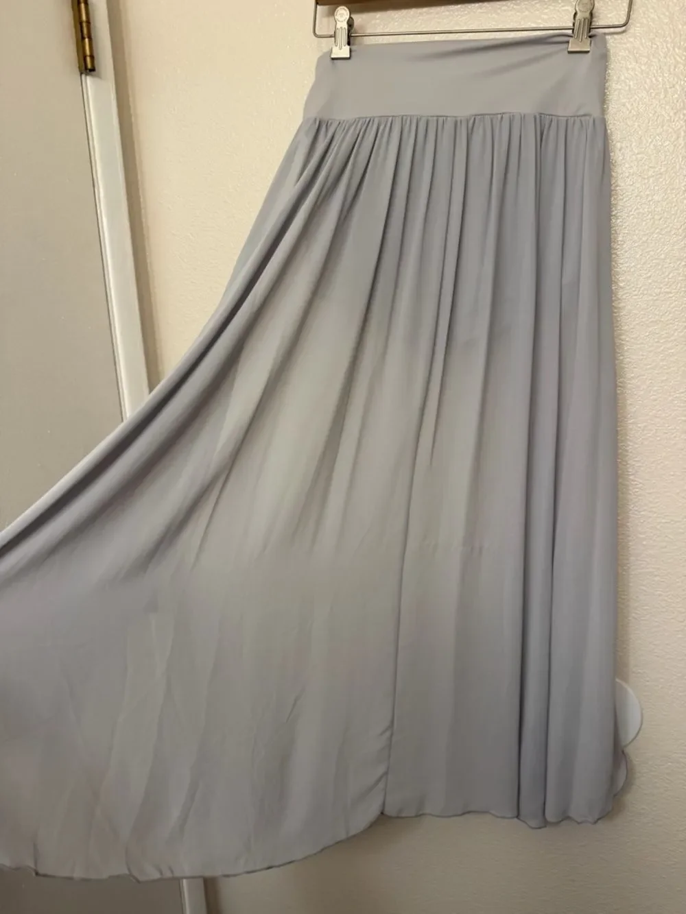 Weissman dance costume 2 piece gray Something In The Water 8613 MA-Medium adult